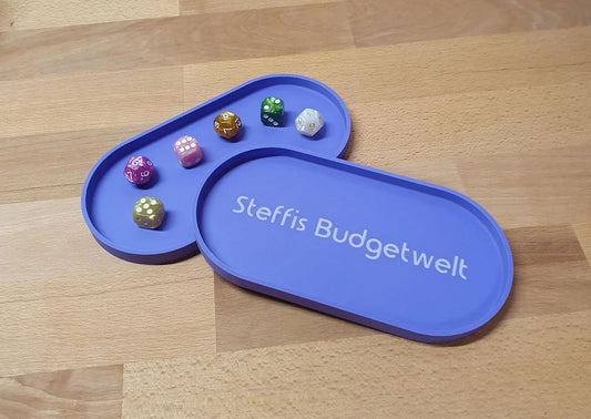 Ablageschale / Würfelschale (personalisierbar mit Namen)