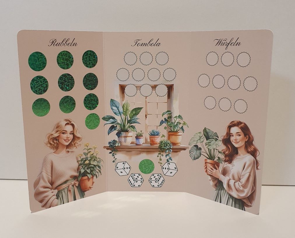 Plant Lover 3fach-Klappkarte