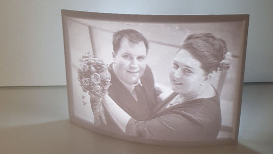 3D-Druck Bild mit Touch-Lampe