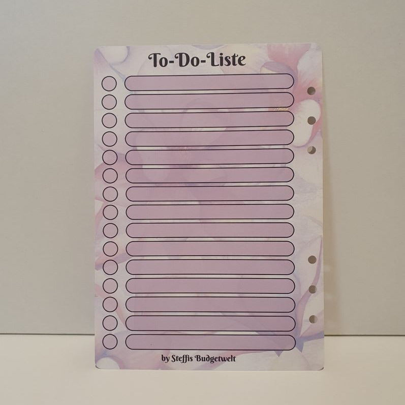 Wochenplan mit To-Do-Liste A5