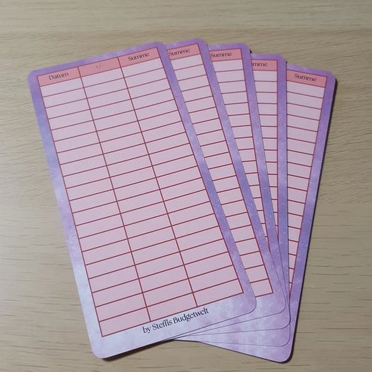 Tracker (foliert) 5er-Set Design: Ruby