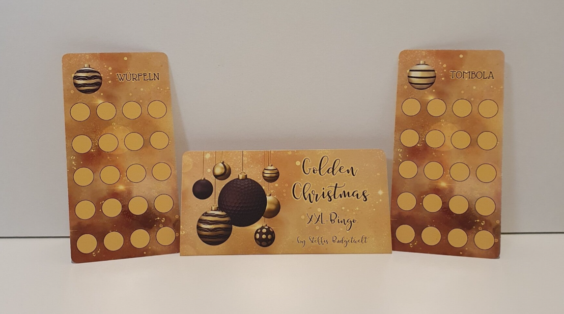 Golden Christmas XXL-Bingo
