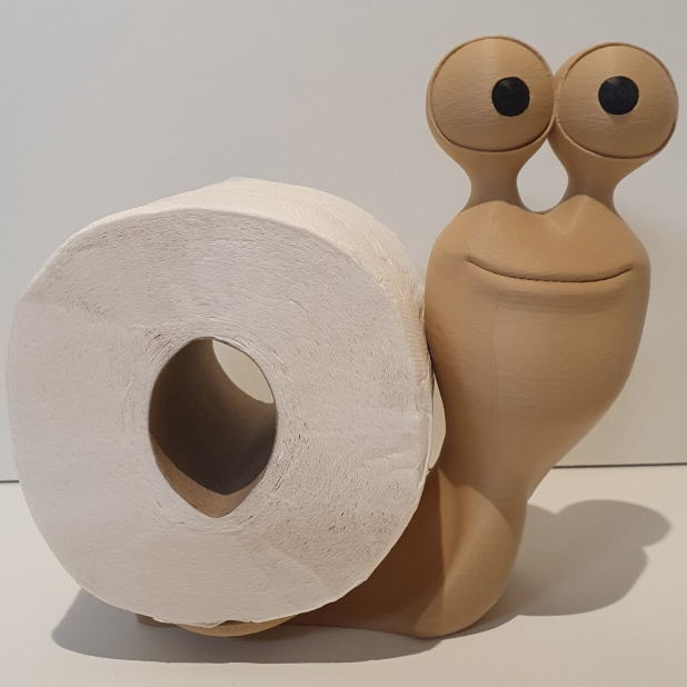 Schnecke - Halterung für Toilettenpapier