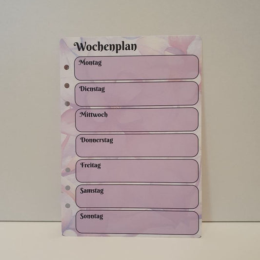Wochenplan mit To-Do-Liste A5