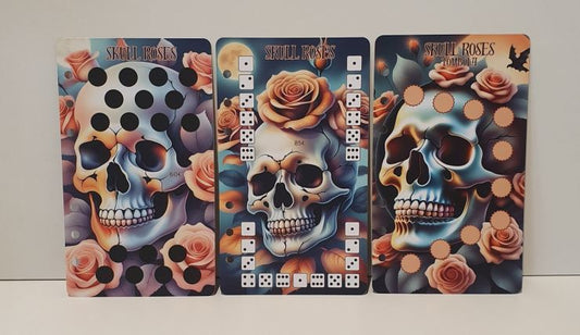 Skull Roses Set