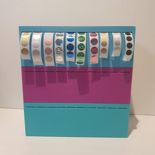 Rollenhalter / Etikettenspender (stapelbar) "mittel"