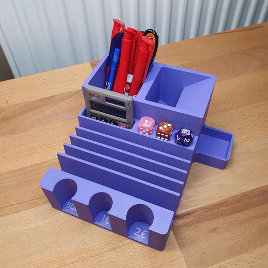 2in1 - Geldscheinständer mit Würfelturm