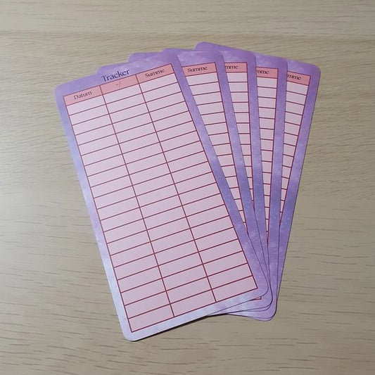 Tracker (foliert) 5er-Set Design: Ruby