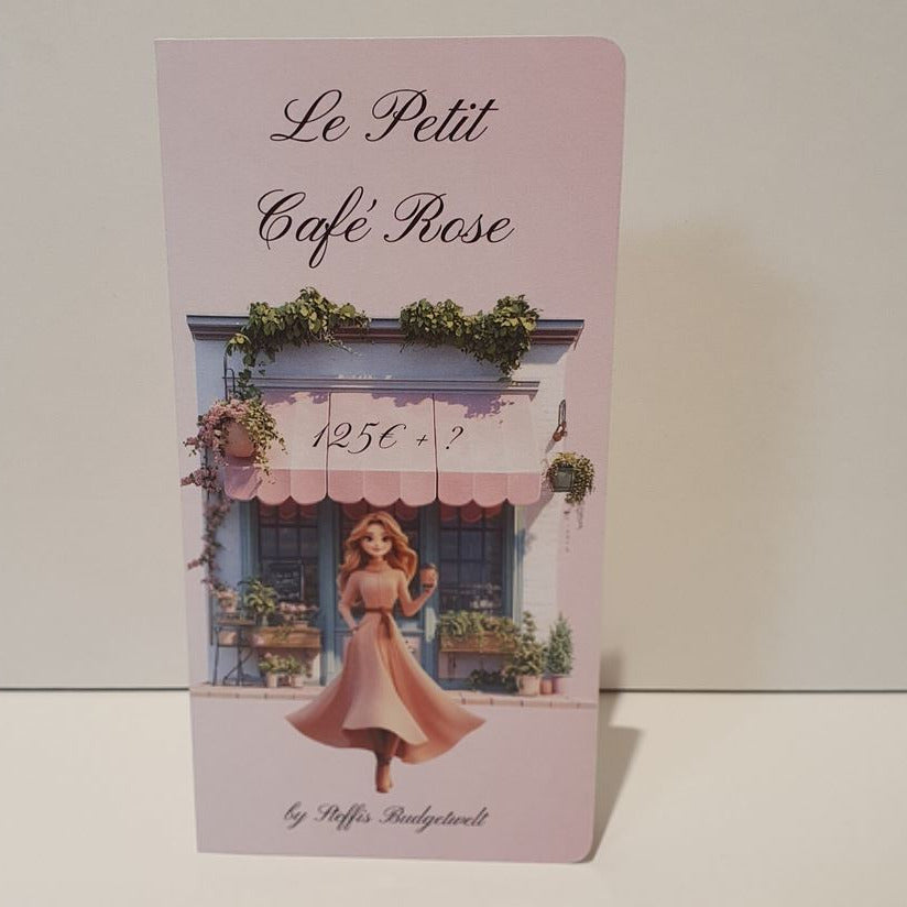 Le Petit Cafe Rose 3fach-Klappkarte