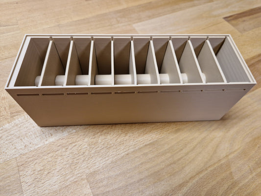 (B-38) Rollenhalter / Etikettenspender mittel Latte Macchiatto