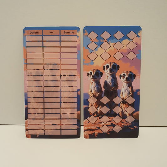 52 Wochen Lose-Challenge "Erdmännchen"