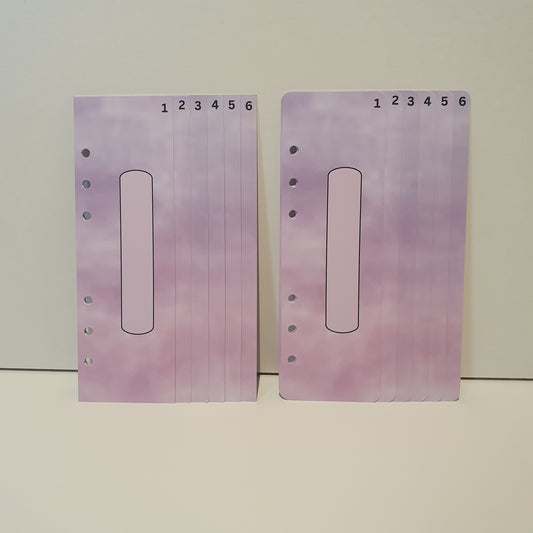 Register A6 (Design: Wünsche)