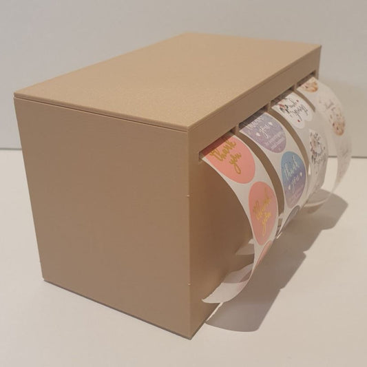 Rollenhalter / Etikettenspender (stapelbar) "klein"