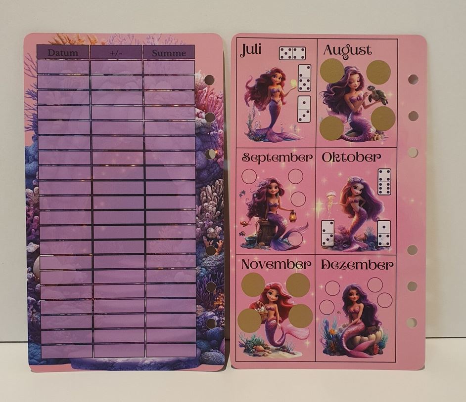 Pink Mermaid Mini-Jahreschallenge