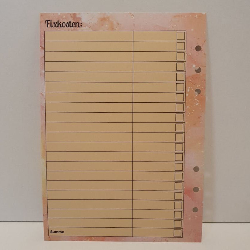 Meine Budgetplanung A5 (foliert)