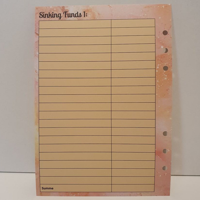 Meine Budgetplanung A5 (foliert)