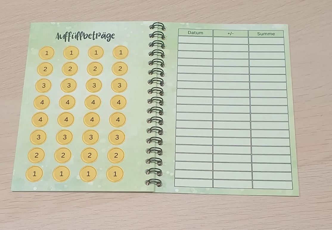 Sparbuch "Mein Notgroschen"